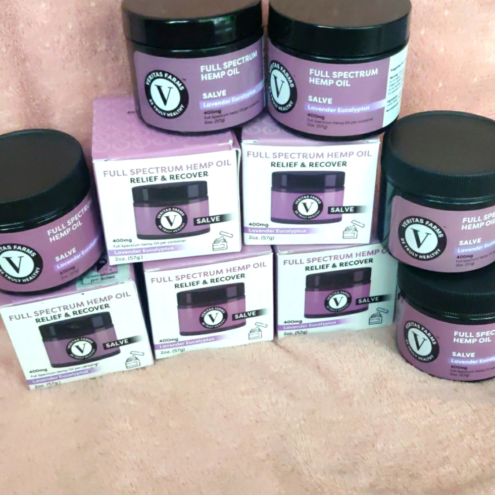 5 nib Veritas farms full spectrum  salve lavender eucalyptus